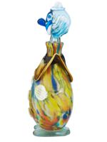 ITALIAN MURANO HAND BLOWN ART GLASS CLOWN DECANTER