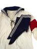 WWII NAZI GERMAN WHITE KRIEGSMARINE UNIFORM SHIRT PIC-2