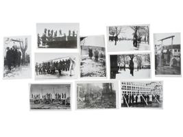 GROUP OF 10 PHOTOS OF NAZI ATROCITIES AGAINST CIVILIANS