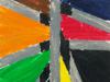 AMERICAN ABSTRACT ACRYLIC PAINTING BY SOL LEWITT PIC-1