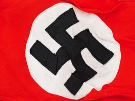 WWII GERMAN NSDAP MEMBERS ARMBAND WITH SWASTIKA