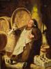 GERMAN PAINTING MONK AFTER EDUARD VON GRUTZNER PIC-1