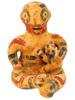 ANCIENT COSTA RICAN NICOYA FIGURE MOTHER AND CHILD PIC-1