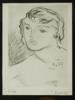 FRENCH PORTRAIT HELIO ENGRAVING BY GEORGES BRAQUE PIC-1