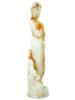 ANTIQUE CHINESE HAND CARVED JADE FIGURE OF GUANYIN PIC-4