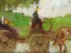 1940S AMERICAN IMPRESSIONIST LANDSCAPE OIL PAINTING PIC-1