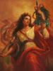 AFTER CONSTANTINO BRUMIDI AMERICAN PAINTING OF LIBERTY PIC-1