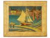 AMERICAN BLANCHE LAZZELL SCHOOL SEASCAPE PAINTING PIC-0