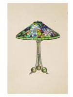 LOUIS COMFORT TIFFANY AMERICAN WATERCOLOR PAINTING