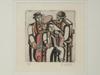 FRENCH FERNAND LEGER ETCHING THREE MUSICIANS PIC-1