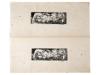 THREE DOUBLE WOODCUTS ON PAPER BY MAX WEBER 1920S PIC-1