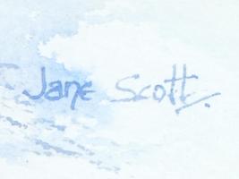 AMERICAN LANDSCAPE WATERCOLOR PAINTING BY JANE SCOTT
