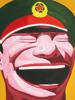 ATTR YUE MINJUN CHINESE LAUGHING PORTRAIT OIL PAINTING PIC-1