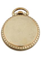 MIDCENT WALTHAM INCABLOC GOLD PLATED POCKET WATCH