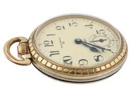 MIDCENT WALTHAM INCABLOC GOLD PLATED POCKET WATCH