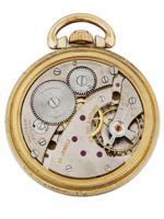 MIDCENT WALTHAM INCABLOC GOLD PLATED POCKET WATCH