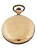 ANTIQUE PS BARTLETT 14K GOLD PLATED POCKET WATCH PIC-2