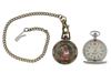 TWO MENS POCKET WATCHES WILSON AND CALVIN HILL PIC-0