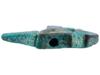 ANCIENT EGYPTIAN BLUE GLAZE FAIENCE UDJAT EYE AMULET PIC-5