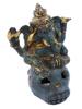 ANTIQUE SINO TIBETAN BRONZE GANESH SHRINE FIGURE PIC-1