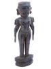 ANTIQUE INDIAN CARVED EBONY RELIGIOUS SHRINE FIGURINE PIC-1