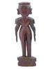 ANTIQUE INDIAN CARVED EBONY RELIGIOUS SHRINE FIGURINE PIC-3