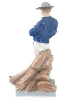 DANISH ROYAL COPENHAGEN MOWER PORCELAIN FIGURINE