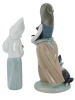 VINTAGE LLADRO PORCELAIN FIGURES GIRLS WITH PETS