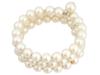 COSTUME JEWELRY SET OF FAUX PEARL NECKLACES BRACELET PIC-1