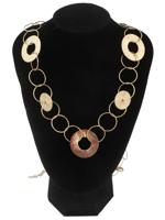 VINTAGE STATEMENT BEADED AND LINK CHAIN NECKLACES