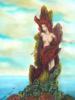 ATTR MAX ERNST GERMAN SURREAL NUDE PASTEL PAINTING PIC-1