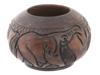 EAST AFRICAN KENYA HAND CARVED TEAK WOODEN BOWL PIC-0