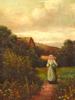 M. CORPER ANTIQUE BRITISH LANDSCAPE OIL PAINTINGS PIC-2