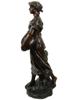 FRENCH BRONZE FEMALE FIGURINE BY EDOUARD DROUOT PIC-2