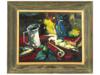 CZECH STILL LIFE OIL PAINTING BY ALFRED JUSTITZ PIC-0