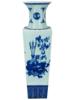 UNUSUAL ANTIQUE CHINESE BLUE AND WHITE PORCELAIN VASE PIC-3