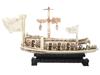 VTG CHINESE CARVED SAILBOAT WITH LOTS OF DETAILS PIC-3