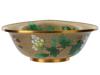 ANTIQUE CHINESE QING COPPER CLOISONNE ENAMEL BOWL PIC-1