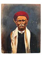 INDIAN MALE PORTRAIT OIL PAINTING BY MV DHURANDHAR