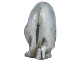 FRENCH SILVER OTTER FIGURINE BY FRANCOIS POMPON