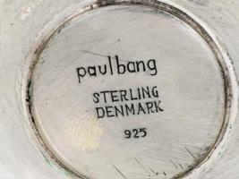 DANISH MODERNIST STERLING SILVER JUG BY PAUL BANG