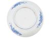 ANTIQUE ORIENTAL BLUE AND WHITE TRANSFERWARE PLATE PIC-4