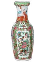 CHINESE REPUBLIC ERA FAMILLE ROSE PORCELAIN VASE