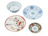 ANTIQUE CHINESE QING PORCELAIN PLATES AND BOWL PIC-0