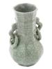 CHINESE QING CELADON CRACKLE GLAZE PORCELAIN VASE PIC-0