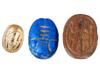 LOT OF ANCIENT EGYPTIAN CARVED SCARAB BEAD SEALS PIC-3