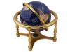 UNIQUE ART SINCE 1996 TABLE TOP GEMSTONE WORLD GLOBE PIC-0