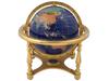 UNIQUE ART SINCE 1996 TABLE TOP GEMSTONE WORLD GLOBE PIC-1