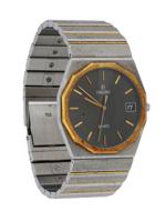 CONCORD MARINER 18K GOLD STAINLESS WRIST WATCH IOB