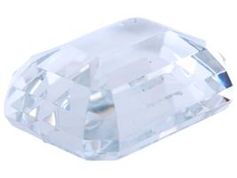 TIFFANY AND CO EMERALD CUT CRYSTAL PAPERWEIGHT